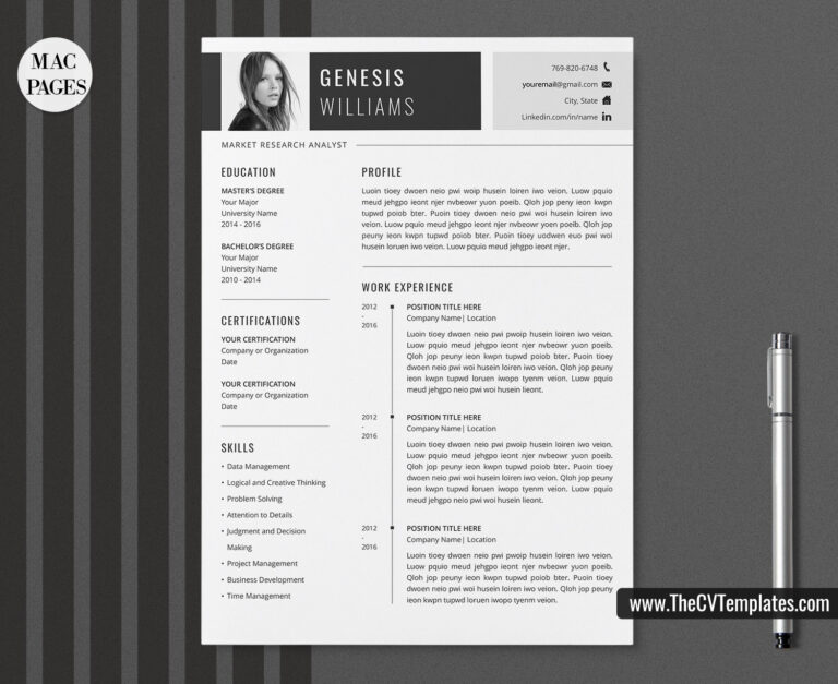 apple pages resume templates