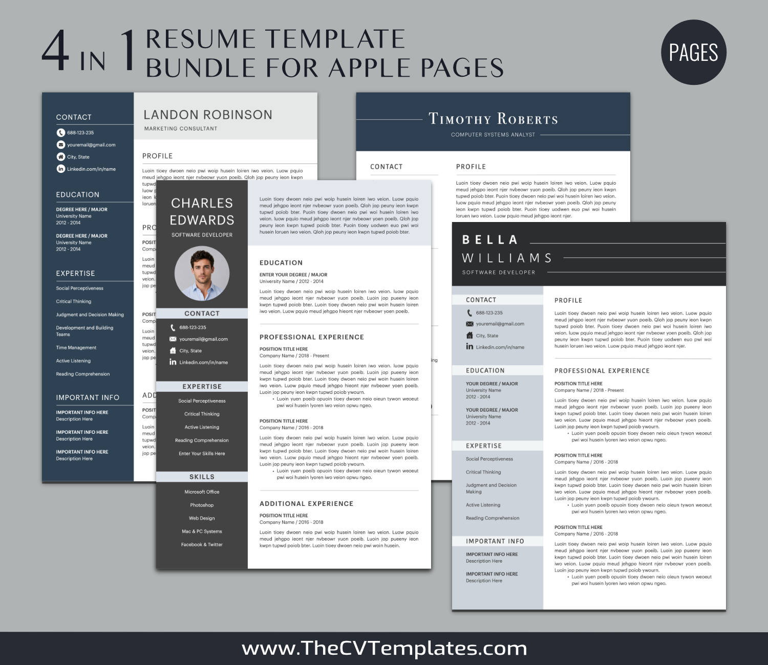 TheCVTemplates.com-resume templates for ms word