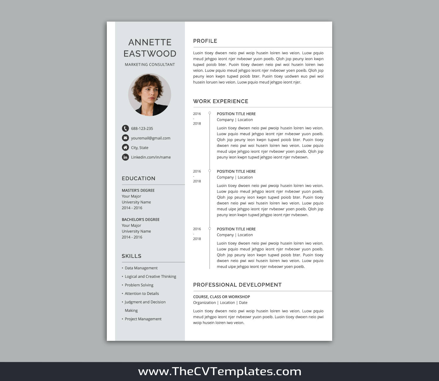 TheCVTemplates.com-resume templates for ms word