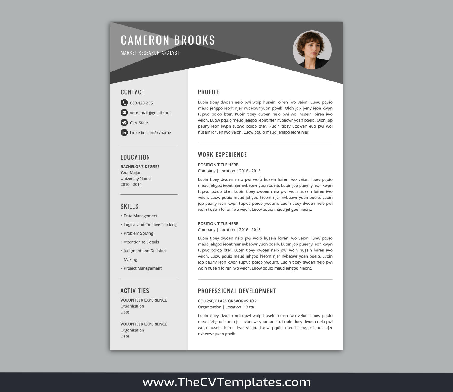 TheCVTemplates.com-resume templates for ms word