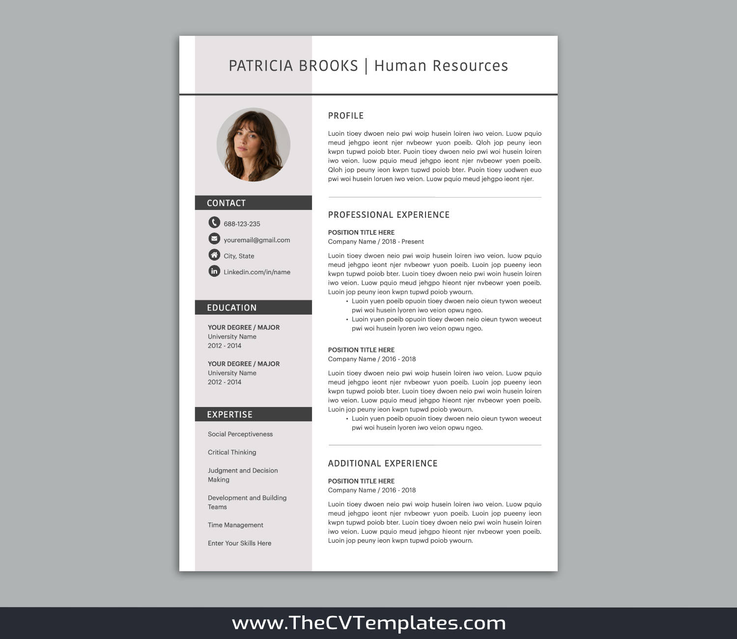 TheCVTemplates.com-resume templates for ms word