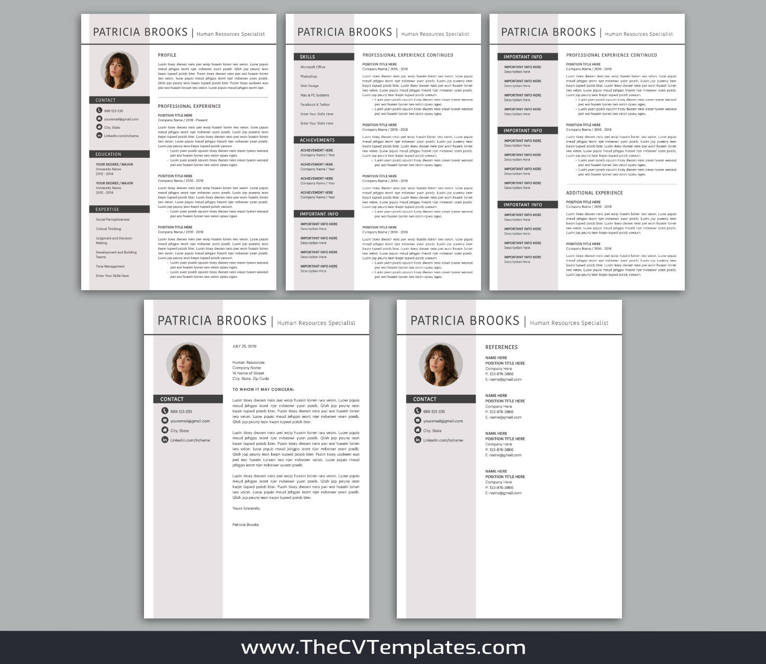 TheCVTemplates.com-resume templates for ms word