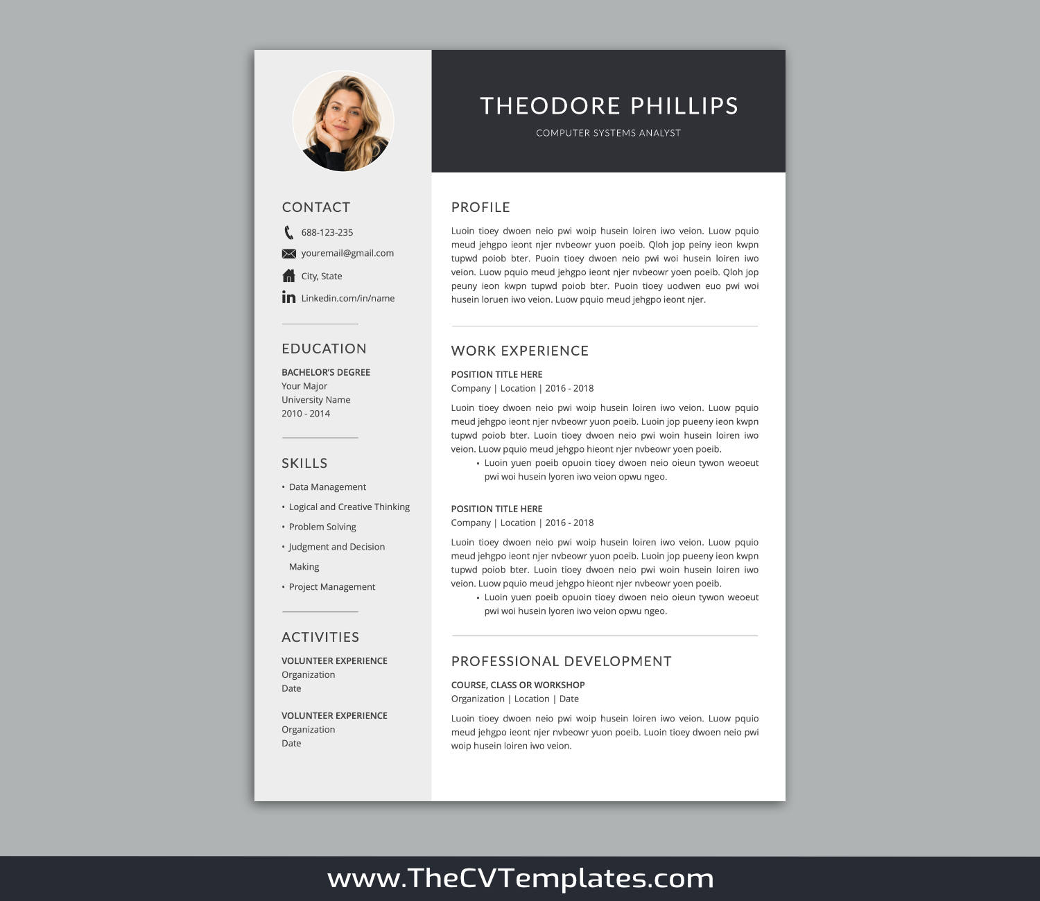 TheCVTemplates.com-resume templates for ms word