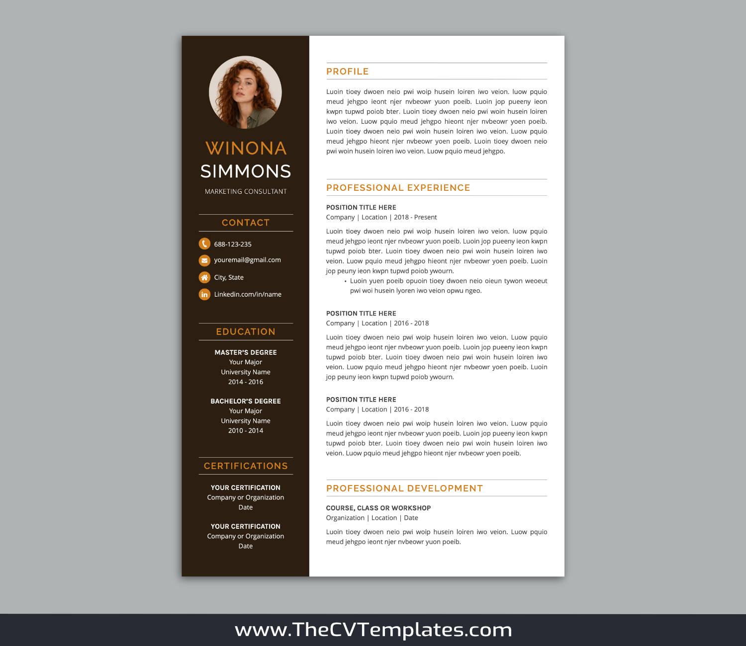 TheCVTemplates.com-resume templates for ms word