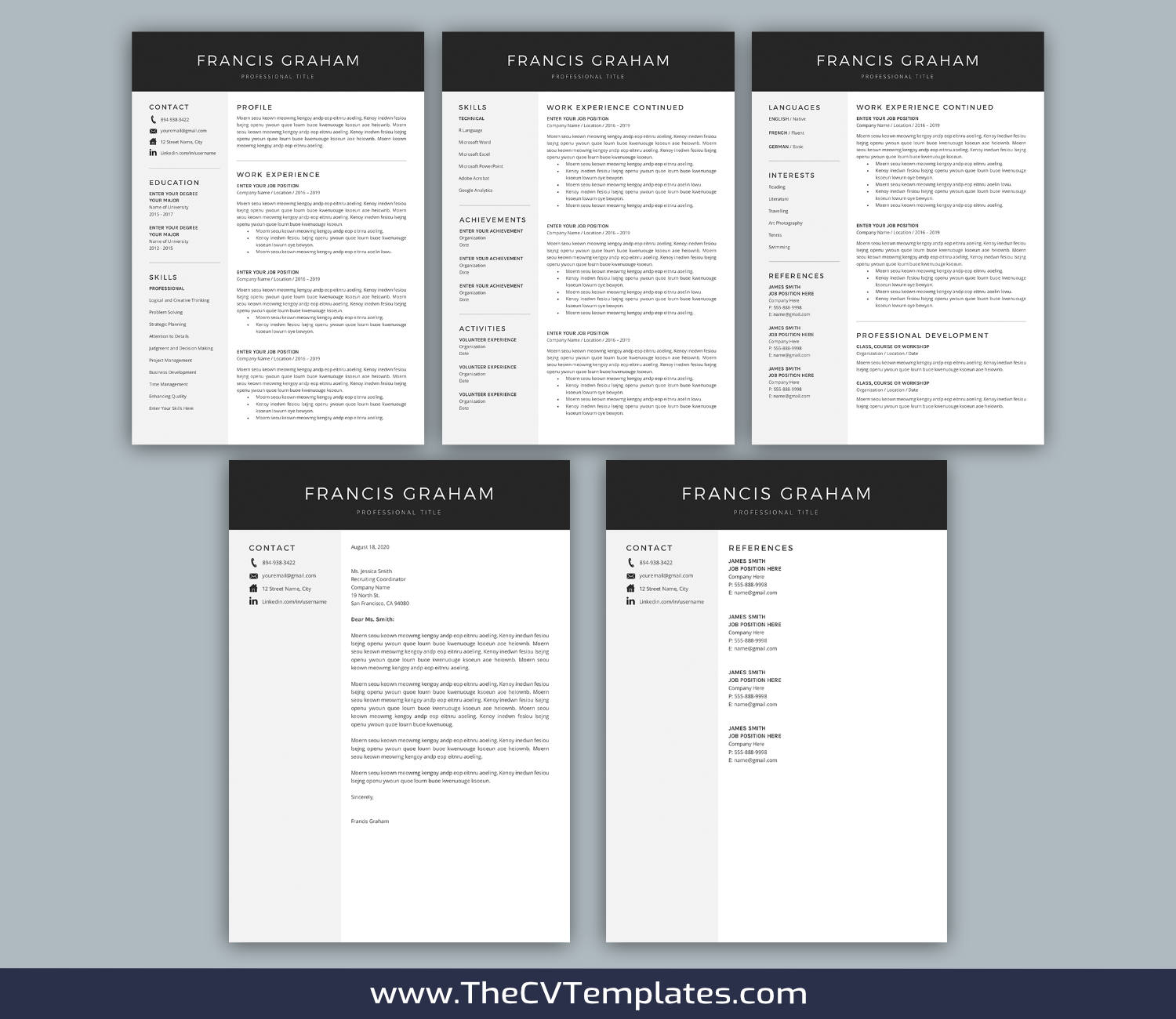 TheCVTemplates.com-resume templates for ms word