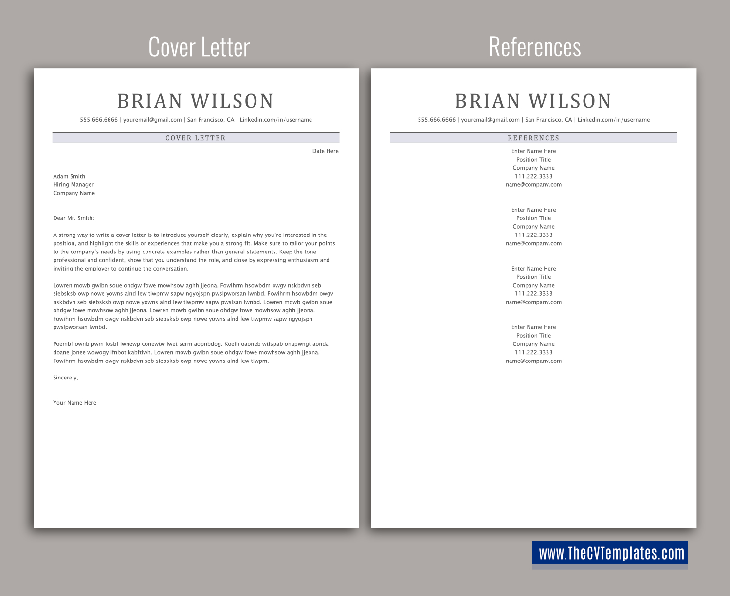 thecvtemplates.com-ATS professional resume templates
