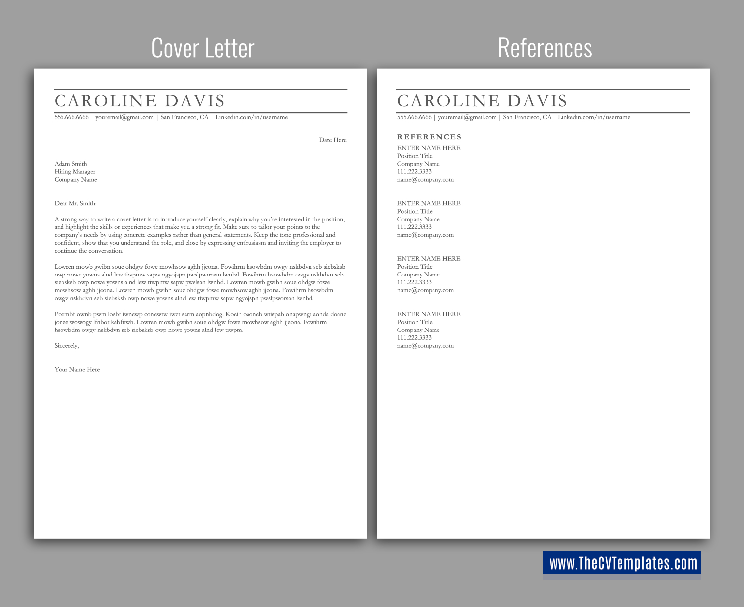 thecvtemplates.com-ATS professional resume templates