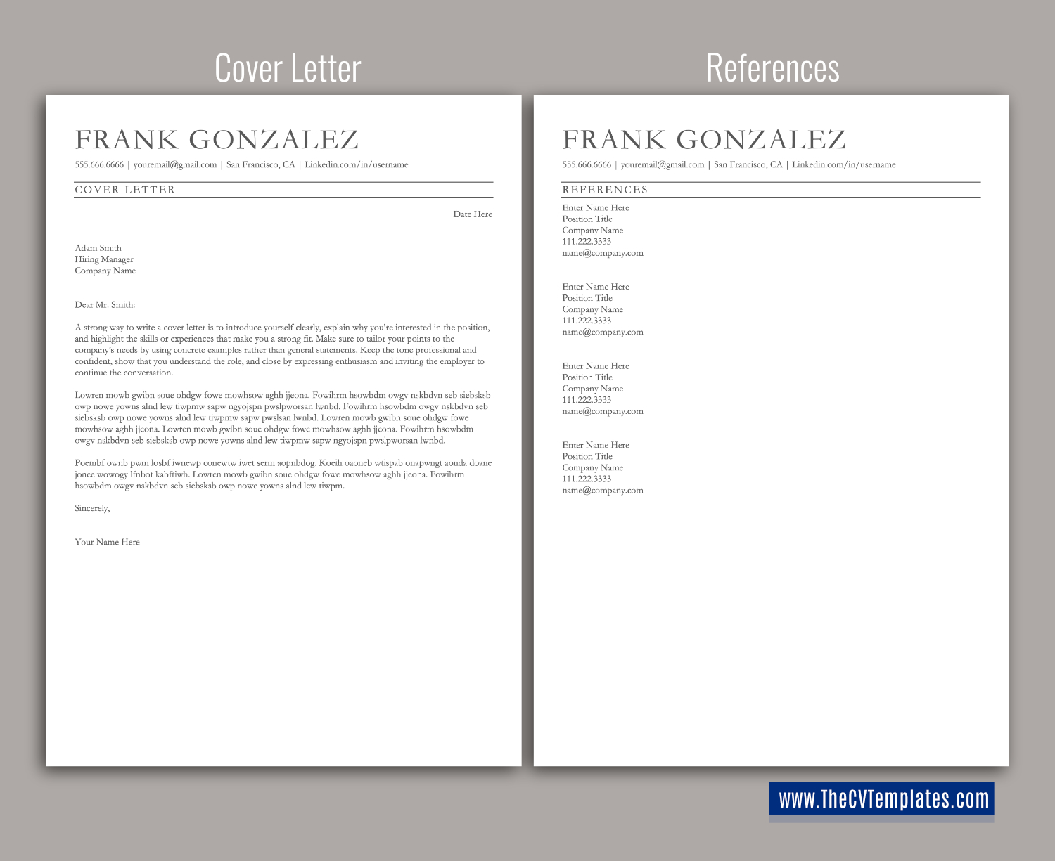 thecvtemplates.com-ATS professional resume templates