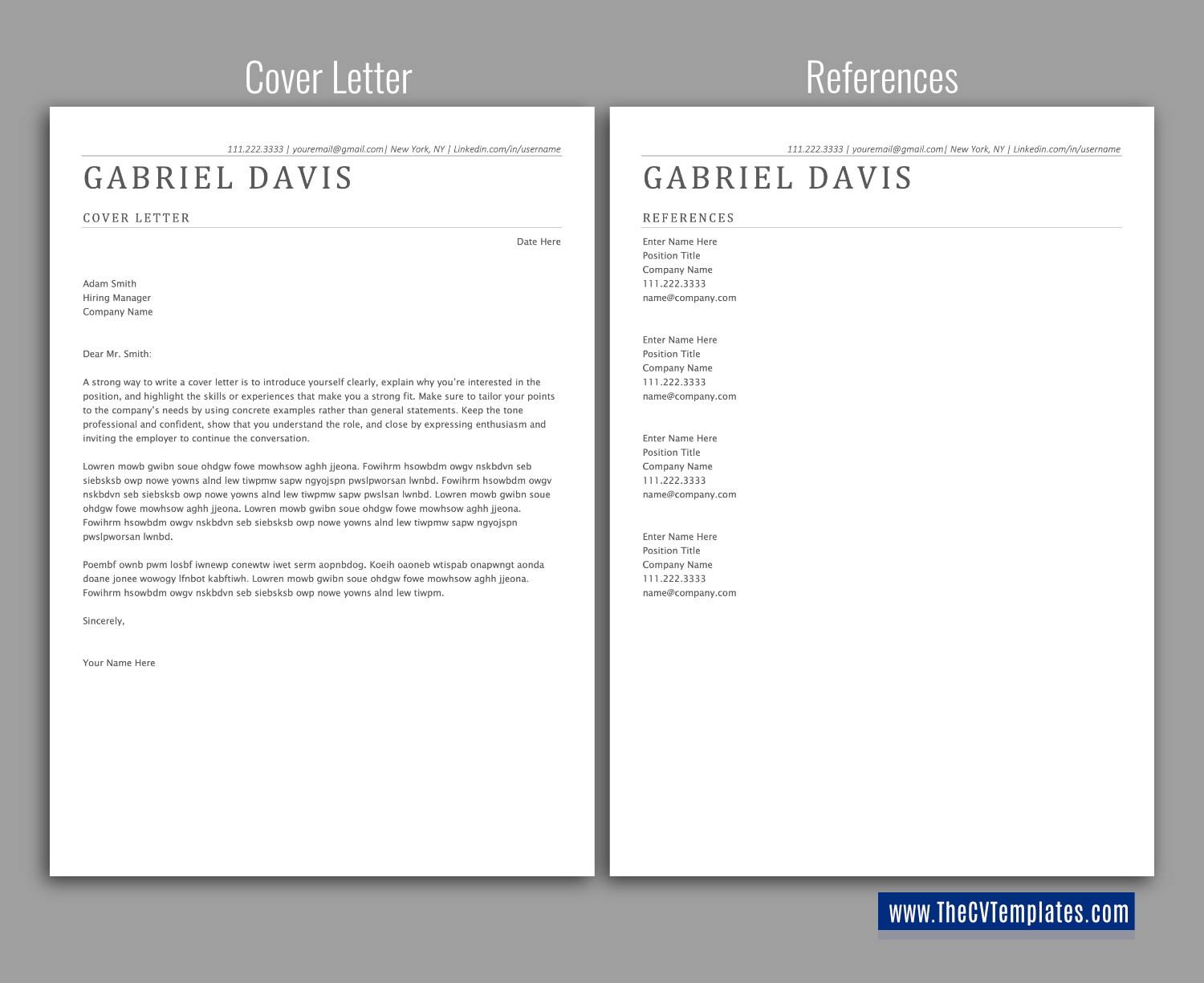 thecvtemplates.com-ATS professional resume templates