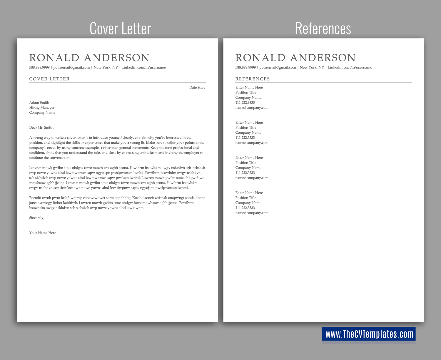 thecvtemplates.com-ATS professional resume templates