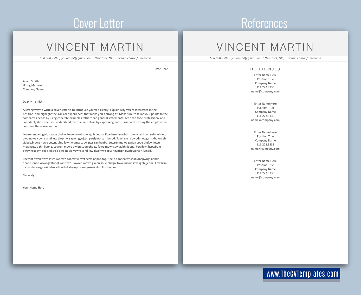 thecvtemplates.com-ATS professional resume templates